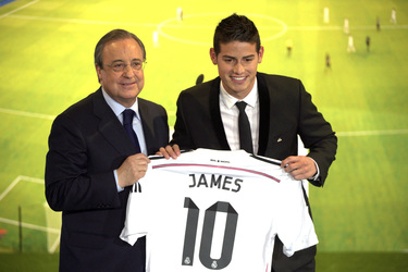 Real Madrid präsentiert James Rodriguez, Madrid