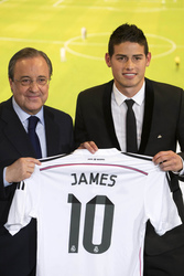 Real Madrid präsentiert James Rodriguez, Madrid