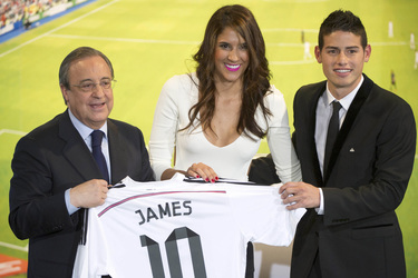 Real Madrid präsentiert James Rodriguez, Madrid