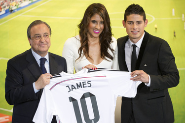 Real Madrid präsentiert James Rodriguez, Madrid