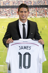 Real Madrid präsentiert James Rodriguez, Madrid
