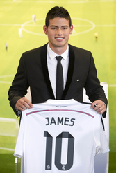 Real Madrid präsentiert James Rodriguez, Madrid