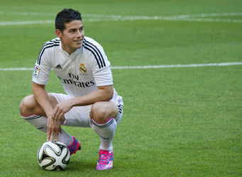 Real Madrid präsentiert James Rodriguez, Madrid