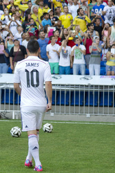 Real Madrid präsentiert James Rodriguez, Madrid