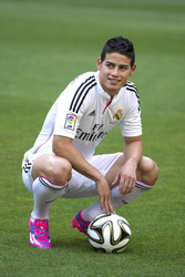 Real Madrid präsentiert James Rodriguez, Madrid