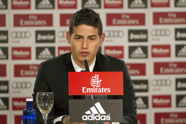 Real Madrid präsentiert James Rodriguez, Madrid