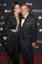 Tony Bennett und Lady Gaga 'Cheek To Cheek' Aufzeichung, New York