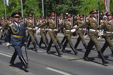 Verabschiedung der russischen Streitkräfte aus Deutschland, Berlin