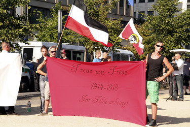 NPD feiert 100 Jahre 1. Weltkrieg, Berlin