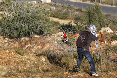 Auseinandersetzungen bei Ramallah, Israel