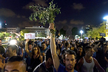 Friedensdemo in Tel Aviv