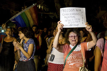 Friedensdemo in Tel Aviv