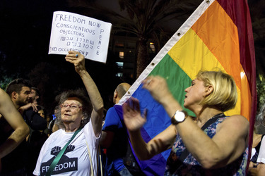 Friedensdemo in Tel Aviv