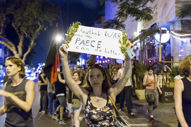 Friedensdemo in Tel Aviv