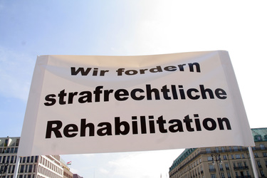 Protest der in der DDR Zwangsadoptierten, Berlin