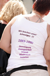 Protest der in der DDR Zwangsadoptierten, Berlin