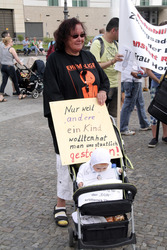 Protest der in der DDR Zwangsadoptierten, Berlin