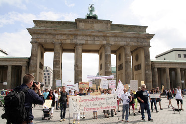 Protest der in der DDR Zwangsadoptierten, Berlin