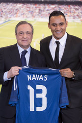 Real Madrid präsentiert Keylor Navas, Madrid