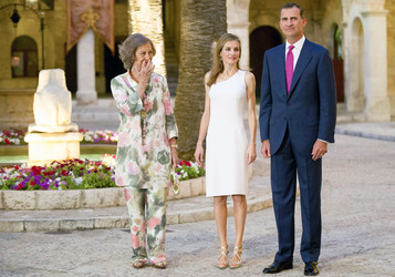 Enmpfang im Palast Palau de l'Almudaina, Palma de Mallorca