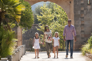 Die spanische Königsfamilie besucht Sierra de Tramuntana, Mallorca