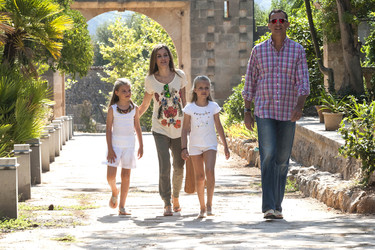 Die spanische Königsfamilie besucht Sierra de Tramuntana, Mallorca