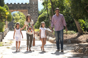 Die spanische Königsfamilie besucht Sierra de Tramuntana, Mallorca