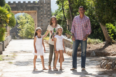 Die spanische Königsfamilie besucht Sierra de Tramuntana, Mallorca