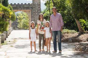 Die spanische Königsfamilie besucht Sierra de Tramuntana, Mallorca