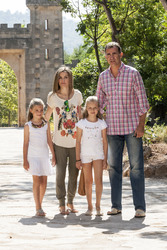 Die spanische Königsfamilie besucht Sierra de Tramuntana, Mallorca