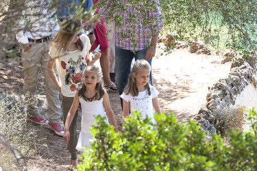 Die spanische Königsfamilie besucht Sierra de Tramuntana, Mallorca