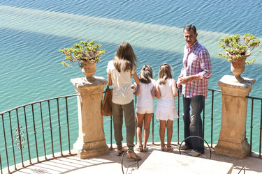 Die spanische Königsfamilie besucht Sierra de Tramuntana, Mallorca