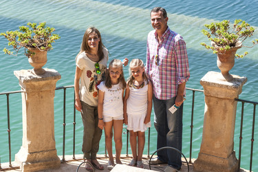 Die spanische Königsfamilie besucht Sierra de Tramuntana, Mallorca