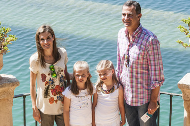 Die spanische Königsfamilie besucht Sierra de Tramuntana, Mallorca