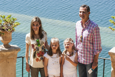 Die spanische Königsfamilie besucht Sierra de Tramuntana, Mallorca