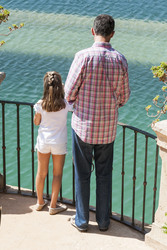 Die spanische Königsfamilie besucht Sierra de Tramuntana, Mallorca