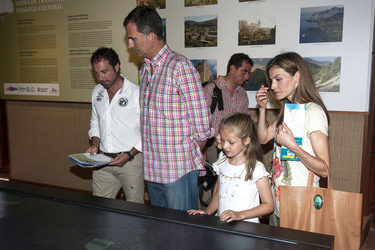 Die spanische Königsfamilie besucht Sierra de Tramuntana, Mallorca
