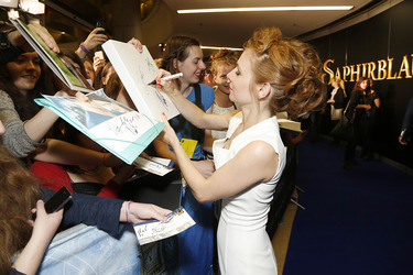 'Saphirblau' Premiere, München