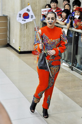 Ankunft von Lady Gaga, Seoul