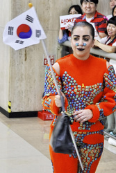 Ankunft von Lady Gaga, Seoul