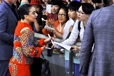 Ankunft von Lady Gaga, Seoul