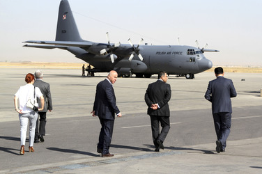 Eintreffen von Hilfslieferungen, Erbil