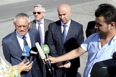 Eintreffen von Hilfslieferungen, Erbil