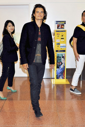nkunft von Orlando Bloom, Tokio
