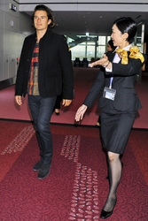 nkunft von Orlando Bloom, Tokio