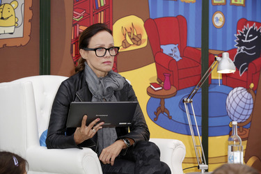 Sonja Kirchberger trifft Berliner Kinder 'Unter der Leselampe', Berlin