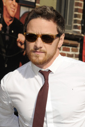 James McAvoy bei der 'Late Show with David Letterman', New York