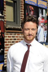 James McAvoy bei der 'Late Show with David Letterman', New York
