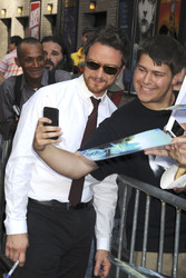 James McAvoy bei der 'Late Show with David Letterman', New York