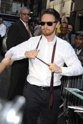 James McAvoy bei der 'Late Show with David Letterman', New York